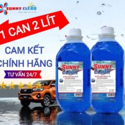 Nước Rửa Kính Ô Tô Chuyên Dụng Sunny Clear 2 Lít, Phù Hợp Với Mọi Loại Xe, Tiết Kiệm Chi Phí