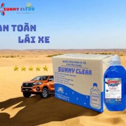 Nước Rửa Kính Ô Tô Chuyên Dụng Sunny Clear 2 Lít, Phù Hợp Với Mọi Loại Xe, Tiết Kiệm Chi Phí