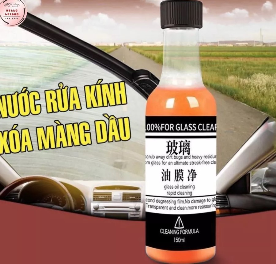 Nước Rửa Kính Ô Tô Đậm Đặc 9118 Xóa Màng Dầu, Không Đọng Vệt, Bảo Vệ Kính, Cần Gạt