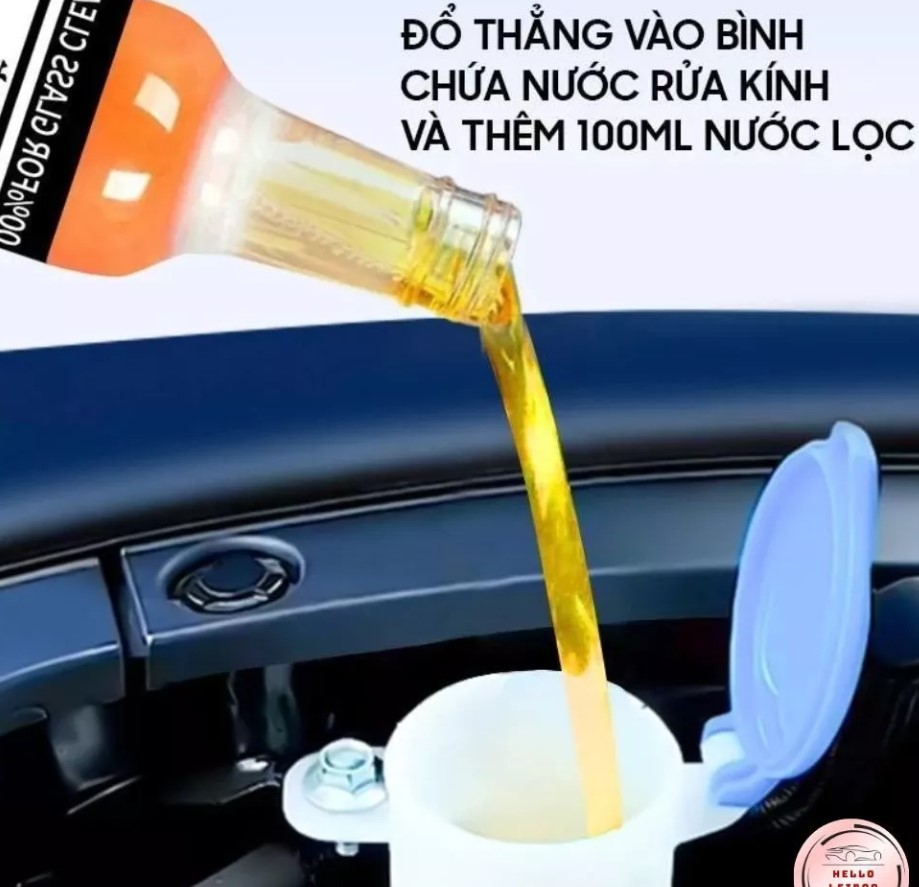 Nước Rửa Kính Ô Tô Đậm Đặc 9118 Xóa Màng Dầu, Không Đọng Vệt, Bảo Vệ Kính, Cần Gạt