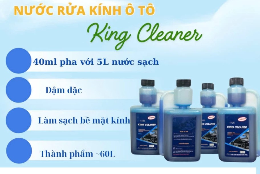 Nước Rửa Kính Ô Tô Đậm Đặc AriPlush 1:125 Chai 500ml - Làm Sạch Vết Ố, Tẩy Màng Dầu, Dưỡng Mềm Lưỡi Gạt Mưa