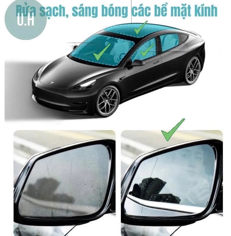 Nước Rửa Kính Ô Tô Đậm Đặc XTB 9118 150ml Tẩy Ố, Làm Sáng Bóng Kính Xe