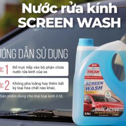 Nước Rửa Kính Ô Tô FOCAR 2.75L, Dung Dịch Làm Sạch, Ngăn Ố Mốc, Chuẩn RoHS Châu Âu