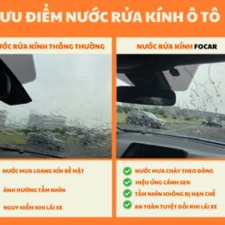 Nước Rửa Kính Ô Tô FOCAR – Làm Sạch Cực Sâu, Chống Mờ, Bảo Vệ Kính Xe Chuẩn ROHS