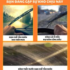 Nước Rửa Kính Ô Tô FOCAR – Làm Sạch Cực Sâu, Chống Mờ, Bảo Vệ Kính Xe Chuẩn ROHS