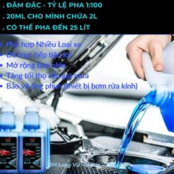 Nước Rửa Kính Ô Tô REX Glass Cleaner RX1020 250ml – Làm Sạch Kính, Ngăn Cặn Canxi, Dưỡng Gạt Mưa