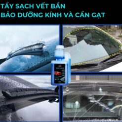 Nước Rửa Kính Ô Tô REX Glass Cleaner RX1020 250ml – Làm Sạch Kính, Ngăn Cặn Canxi, Dưỡng Gạt Mưa