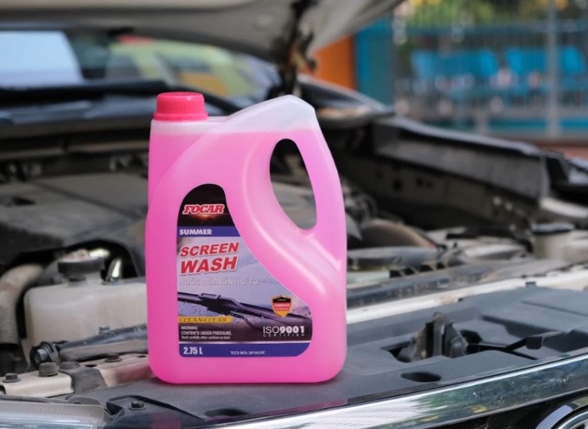 Nước Rửa Kính Ô Tô SUMMER-FOCAR Screen Wash 2,75L Làm Sạch Sâu, Chống Bám Bụi