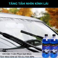 Nước Rửa Kính Ô Tô SUPER CLEAR – Sạch Bóng, Không Đóng Cặn, An Toàn Cho Mọi Dòng Xe Hơi