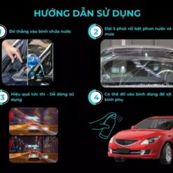 Nước Rửa Kính Ô Tô SUPER CLEAR – Sạch Bóng, Không Đóng Cặn, An Toàn Cho Mọi Dòng Xe Hơi