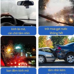 Nước Rửa Kính Ô Tô XCHAT FOCAR 270ml Siêu Đậm Đặc, Làm Sạch Sâu, Kính Xe Sáng Bóng