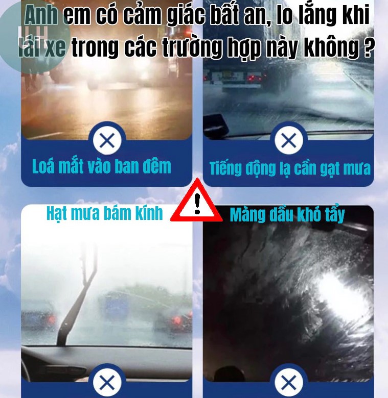 Nước Rửa Kính Ô Tô XTB 9118 Đậm Đặc, Không Đóng Cặn, Tạo Kính Xe Trong Suốt