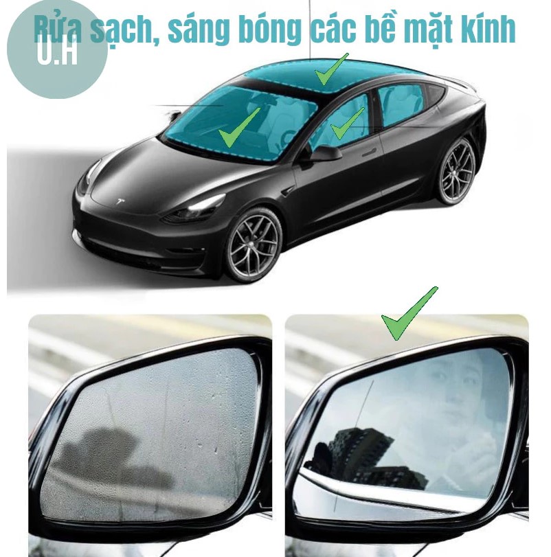 Nước Rửa Kính Ô Tô XTB 9118 Đậm Đặc, Không Đóng Cặn, Tạo Kính Xe Trong Suốt