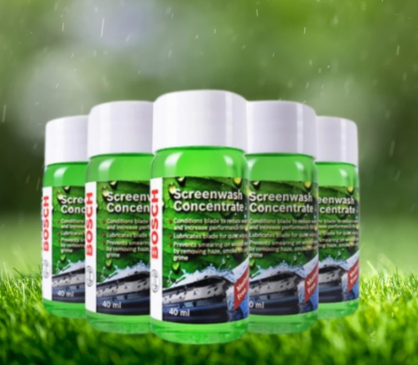Nước Rửa Kính Xe Cao Cấp Đậm Đặc BOSCH – Chai 40ml Pha 4L Nước