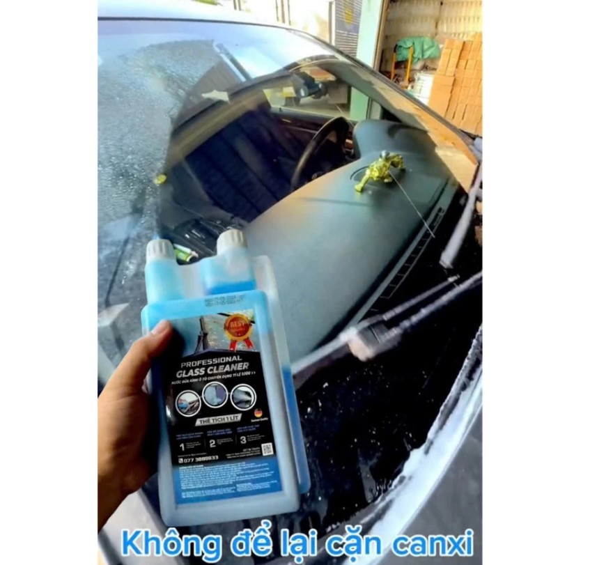 Nước Rửa Kính Xe Hơi Chuyên Dụng Sprayking 1 Lít – Làm Sạch, Bảo Vệ Cần Gạt, Kính Ô tô Trong Suốt