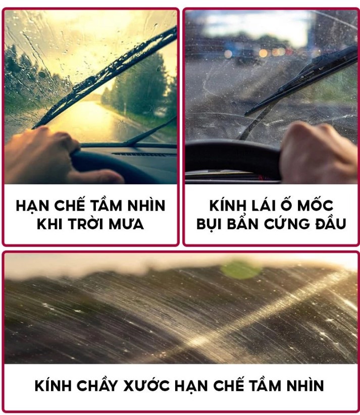 Nước Rửa Kính Xe Hơi FOCAR – Làm Sạch Sâu, Chống Đóng Cặn, Bảo Vệ Kính Và Cần Gạt