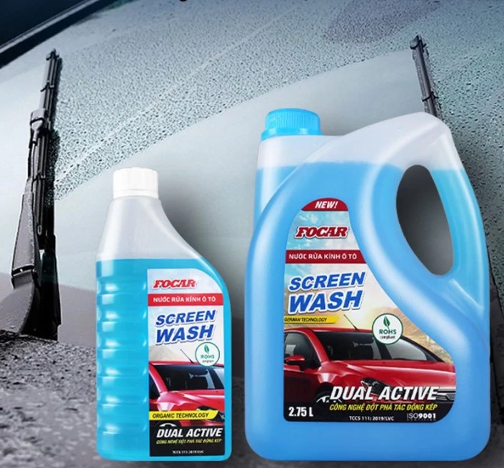Nước Rửa Kính Xe Hơi FOCAR – Làm Sạch Sâu, Chống Đóng Cặn, Bảo Vệ Kính Và Cần Gạt