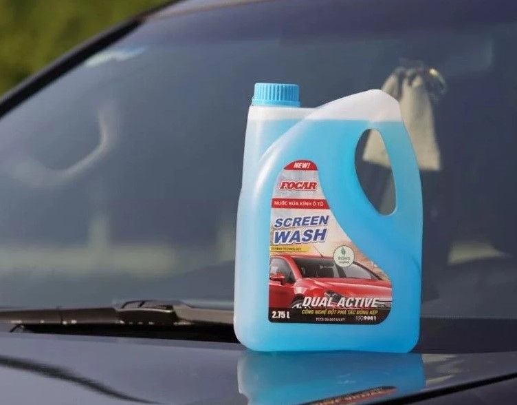 Nước Rửa Kính Xe Ô Tô Cao Cấp Focar Screen Wash 2.75 Lít Làm Sạch Mạnh, Không Để Lại Vệt