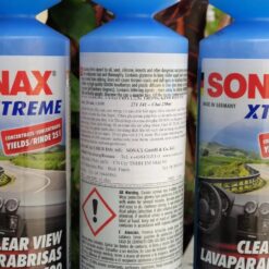 Nước Rửa Kính Xe Ô Tô Cao Cấp Sonax Xtreme Clear View 1:100 NanoPro – 250ml - Làm Sạch Sâu, Bảo Vệ Gạt Mưa
