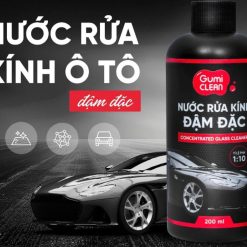 Nước Rửa Kính Xe Ô Tô Đậm Đặc GUMI Clean 200ml - Tỉ Lệ Pha 1:10, Trong Suốt, Không Bám Vết