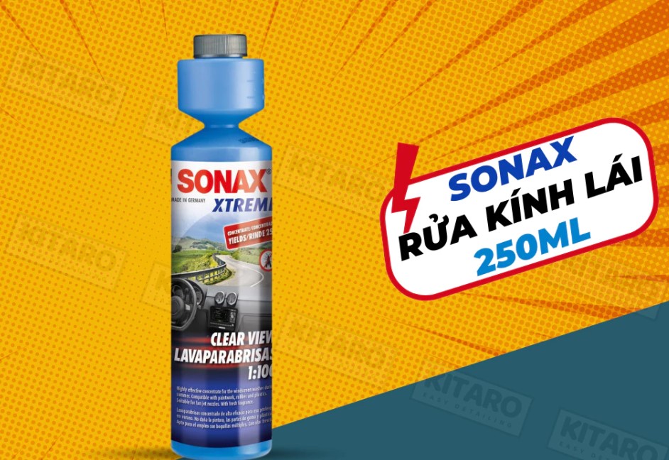 Nước Rửa Kính Xe Ô Tô Đậm Đặc SONAX Xtreme ClearView 271141 – 250ml