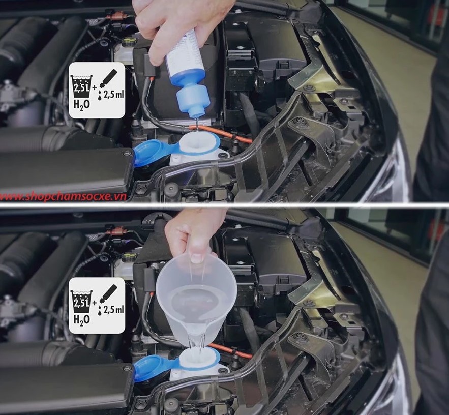 Nước Rửa Kính Xe Ô Tô Đậm Đặc SONAX Xtreme ClearView, Tỷ Lệ Pha 1:100