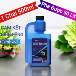 Nước Rửa Kính Xe Ô Tô GLASS CLEANER 500ml Siêu Tiết Kiệm, Tỷ Lệ Pha 10ml = 1 Lít Nước