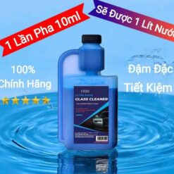 Nước Rửa Kính Xe Ô Tô GLASS CLEANER 500ml Siêu Tiết Kiệm, Tỷ Lệ Pha 10ml = 1 Lít Nước