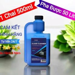 Nước Rửa Kính Xe Ô Tô GLASS CLEANER 500ml Siêu Tiết Kiệm, Tỷ Lệ Pha 10ml = 1 Lít Nước