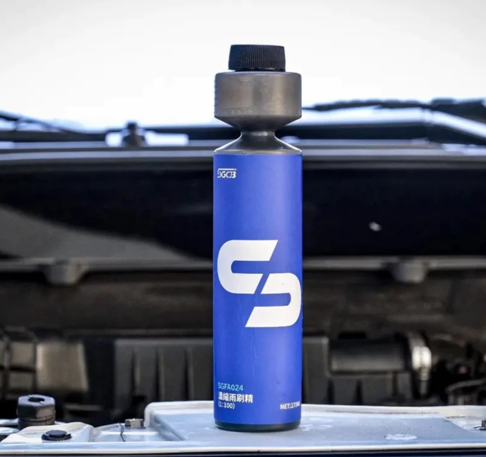 Nước Rửa Kính Xe Ô Tô SGCB Chai 270ML – Dạng Đậm Đặc 1:100 Làm Sạch Bụi Bẩn, Tăng Độ Bóng