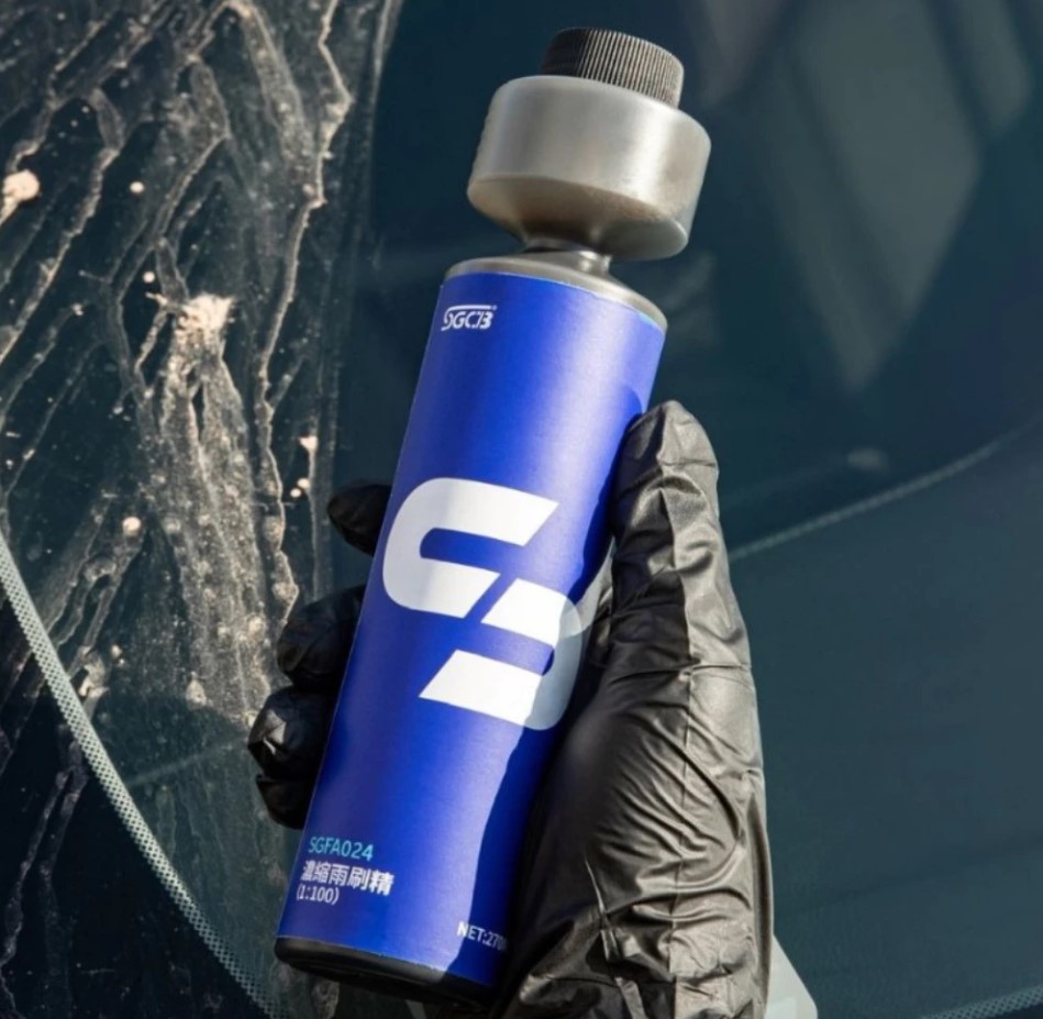 Nước Rửa Kính Xe Ô Tô SGCB Chai 270ML – Dạng Đậm Đặc 1:100 Làm Sạch Bụi Bẩn, Tăng Độ Bóng