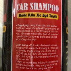 Nước Rửa Xe Bọt Tuyết Cho Ô Tô & Xe Máy Chuyên Dụng Car Shampoo 5L
