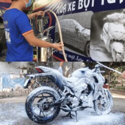 Nước Rửa Xe Bọt Tuyết Pallas Siêu Bóng Sơn 60 – 6L - Tạo Bọt Dày, Làm Sạch Nhanh, Bảo Vệ Bề Mặt Sơn