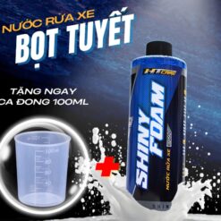 Nước Rửa Xe Bọt Tuyết SHINY FOAM 500ml – Làm Sạch Nhanh, Sáng Bóng, An Toàn Cho Sơn Xe Máy & Ô Tô