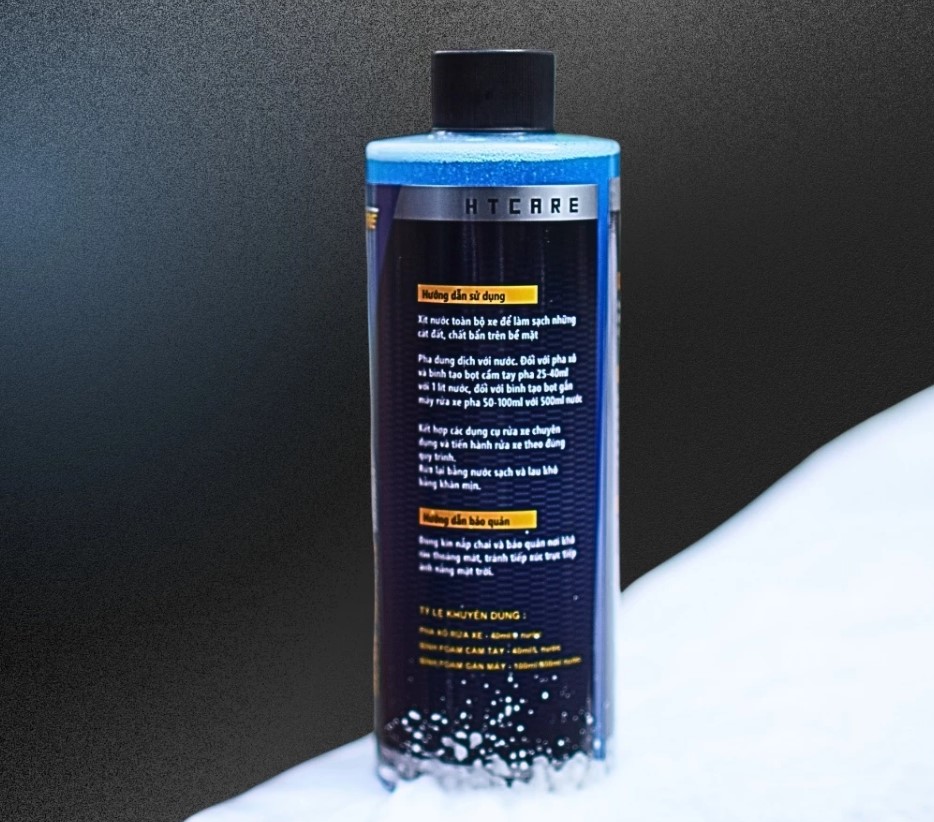 Nước Rửa Xe Bọt Tuyết SHINY FOAM 500ml – Làm Sạch Nhanh, Sáng Bóng, An Toàn Cho Sơn Xe Máy & Ô Tô