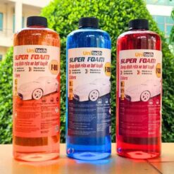 Nước Rửa Xe Bọt Tuyết SUPER FOAM (Can 5 Lít) – Xà Phòng Đậm Đặc Làm Sạch Và Bóng Dàn Áo Ô Tô, Xe Máy