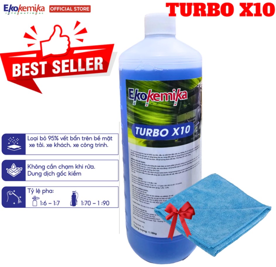 Nước Rửa Xe Không Chạm Ekokemika – Công Nghệ Ý, Làm Sạch Siêu Mạnh – Bio Series & Turbo Series