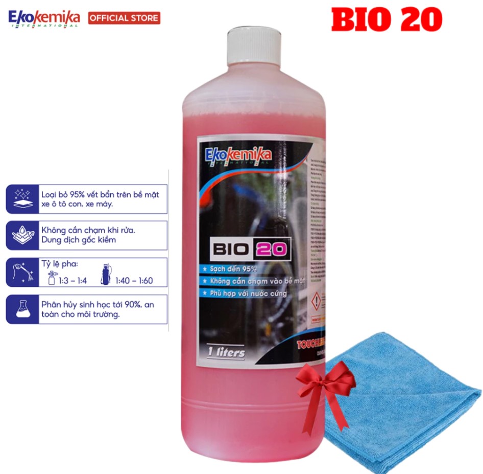 Nước Rửa Xe Không Chạm Ekokemika – Công Nghệ Ý, Làm Sạch Siêu Mạnh – Bio Series & Turbo Series