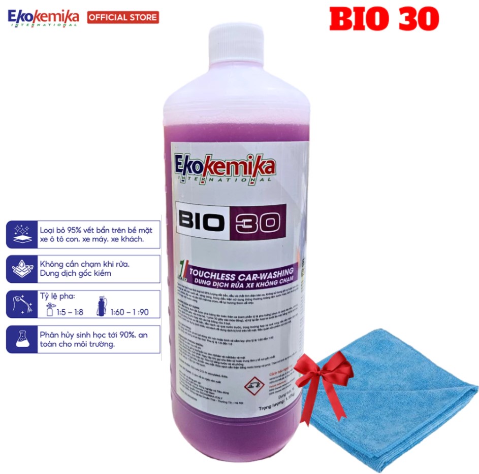 Nước Rửa Xe Không Chạm Ekokemika – Công Nghệ Ý, Làm Sạch Siêu Mạnh – Bio Series & Turbo Series