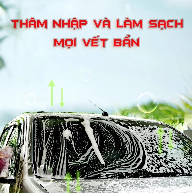 Nước Rửa Xe ô tô, Xe áy Không Chạm Kuiper Touchless Car Wash Foam 5L – Bọt Tuyết Đậm Đặc, Không Gây Xước Sơn