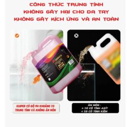 Nước Rửa Xe ô tô, Xe áy Không Chạm Kuiper Touchless Car Wash Foam 5L – Bọt Tuyết Đậm Đặc, Không Gây Xước Sơn