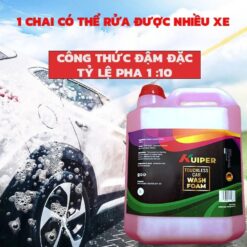 Nước Rửa Xe ô tô, Xe áy Không Chạm Kuiper Touchless Car Wash Foam 5L – Bọt Tuyết Đậm Đặc, Không Gây Xước Sơn