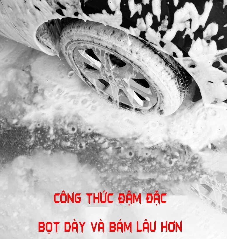 Nước Rửa Xe ô tô, Xe áy Không Chạm Kuiper Touchless Car Wash Foam 5L – Bọt Tuyết Đậm Đặc, Không Gây Xước Sơn