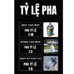 Nước Rửa Xe ô tô, Xe áy Không Chạm Kuiper Touchless Car Wash Foam 5L – Bọt Tuyết Đậm Đặc, Không Gây Xước Sơn