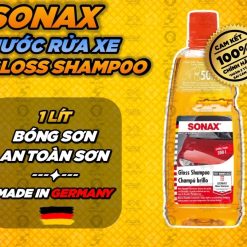 Nước rửa xe SONAX Gloss Shampoo 1 lít, Làm sạch nhanh, bóng đẹp như mới