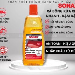 Nước Rửa Xe Sonax Gloss Shampoo 314300 – Chai 1L Xà Bông Rửa Ô Tô, Xe Máy Nhập Khẩu Từ Đức