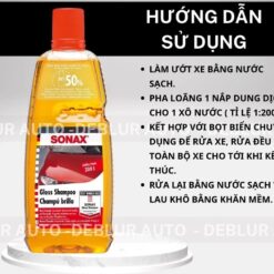 Nước Rửa Xe Sonax Gloss Shampoo 314300 – Chai 1L Xà Bông Rửa Ô Tô, Xe Máy Nhập Khẩu Từ Đức