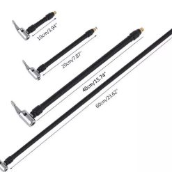 Ống Bơm Lốp Đa Năng – Ống Mở Rộng Bơm Khí với Kẹp Khóa cho Xe Đạp, Xe Máy và Ô Tô