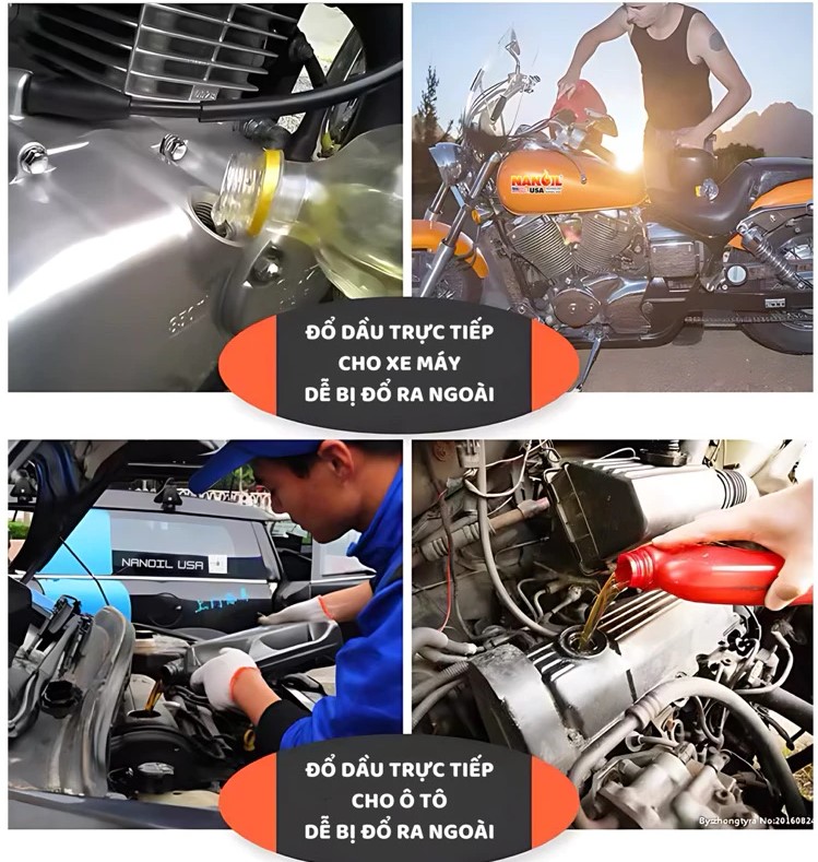 Phễu rót nhớt, quặng rót nhớt đa năng - Nhựa cao cấp, đầu nhọn, chuyên dụng cho xe máy và ô tô, rót nước cực kỳ tiện lợi