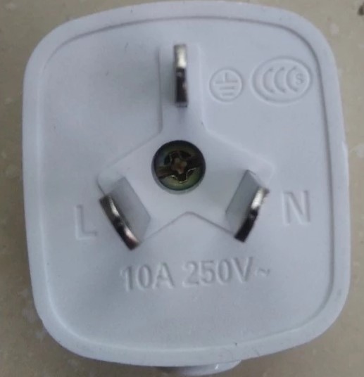 Phích Cắm 3 Chân Dẹt 10A 250V SDT-336 – Chân Đồng Mạ Niken, Vỏ ABS Chống Cháy